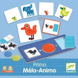 Djeco игра за сортиране primo melo-animo DJ08345