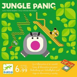 Djeco игра за наблюдение и скорост паника в джунглата DJ08577