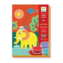Djeco детски комплект за оцветяване с пясък In the open air DJ08660