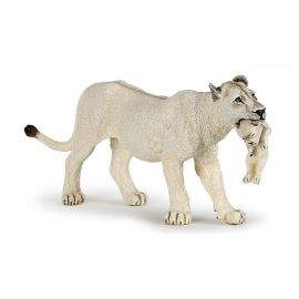 Papo фигурка бяла лъвица с лъвче 50203