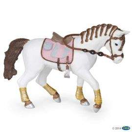 Papo фигурка ездитен кон със сплетена грива 51525