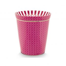 Pip Studio чаша с чиния Royal Tiles тъмно розово 51.002.423