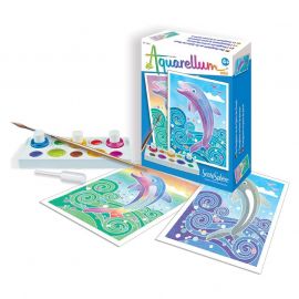 Sentosphere мини комплект за оцветяване Акварелиум делфини 6000