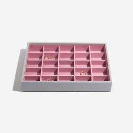 Stackers кутия за бижута 25 секции розово сиво 73553