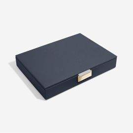 Stackers кутия за бижута с капак тъмно синьо 75990