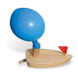 Vilac детска играчка дървена лодка с балон 2906