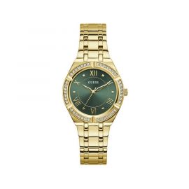 GUESS GOLD TONE CASE GOLD TONE STAINLESS STEEL WATCH GW0033L8