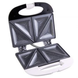 Тостер за сандвичи с мраморно покритие SAPIR SP 1442 AFM, 800W, Триъгълни плочи, Бял