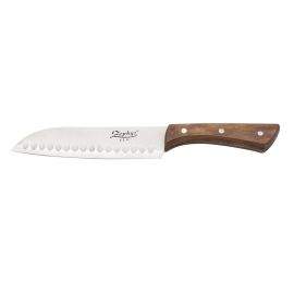 Нож Сантоку ZEPHYR ZP 1633 BS,  Дървена дръжка