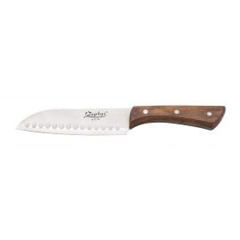 Готварски нож Сантоку ZEPHYR ZP 1633 BS5, Дървена дръжка