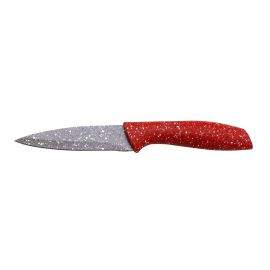Нож за белене ZEPHYR ZP 1633 ESP, 9.0 см, Мраморно покритие Red Passion, Червен