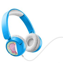Cellular line Детски слушалки Play Patch с кабел 3.5 мм жак, син цвят 12030