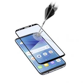 Cellular line Извито стъкло за Samsung Galaxy S8, Черно 4224