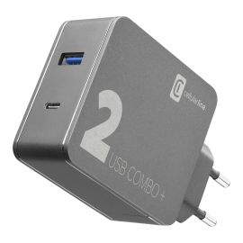 Cellular line Зарядно Combo Plus за лаптоп, таблет, смартфон, USB и USB-C, 220V 6751