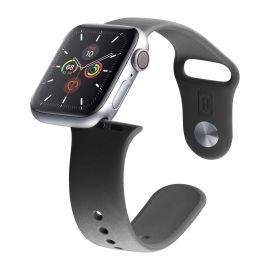 Cellular line Силиконова каишка Urban за Apple Watch, 42/44mm, Черна 6816