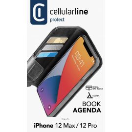 Cellular line Калъф Book Agenda за iPhone 12/12 Pro 7590