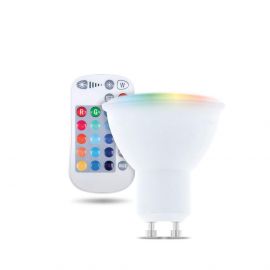 Forever light LED крушка GU10  RGB + White 5W с дистанционно 8177