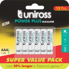 Uniross Алкални Батерии Uniross AAA VP блистер 12бр. 8283
