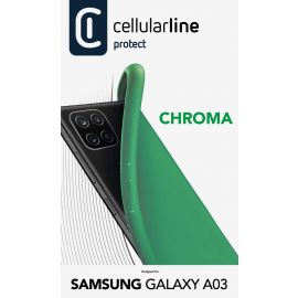 Cellular line Chroma калъф за Samsung Galaxy A03, Зелен 8837