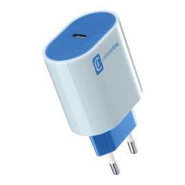 Cellular line Зарядно Style Color 220V PD USB-C 20W, Синьо 9143