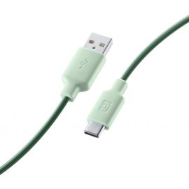 Cellular line Кабел данни USB към USB-C 1м. Зелен 9146