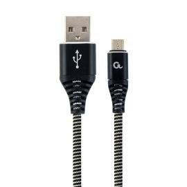 Кабел Premium cotton braided Micro-USB charging and data cable, 2 m
