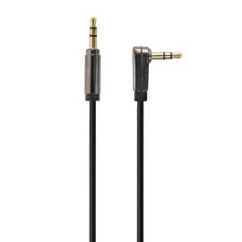 Кабел GEMBIRD Right angle 3.5 mm stereo audio cable, 1 m, blister