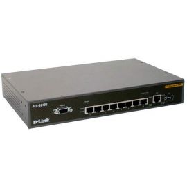 Суич D-Link 8-Port 10/100Mbps Managed Switch with 1 1000Base-T and 1 SFP Port