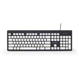 Клавиатура GEMBIRD KB-CH-01, "Chocolate" keyboard, USB, black