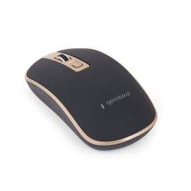 Мишка Gembird MUSW-4B-06-BG Wireless optical mouse, black/gold