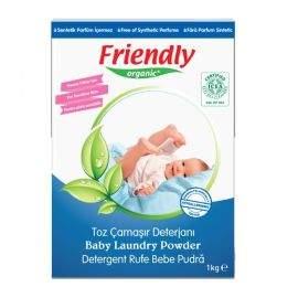 Friendly Organic FRIENDLY ORGANIC Органичен прах за пране за бебешки дрехи, 1кг