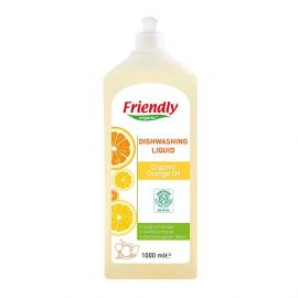 Friendly Organic FRIENDLY ORGANIC Препарат за измиване на съдове с портокалово масло 1000мл