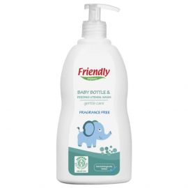 Friendly Organic FRIENDLY ORGANIC Препарат за ръчно измиване на бебешки шишета и съдове, 300 мл.