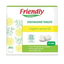 Friendly Organic FRIENDLY ORGANIC Препарат за съдомиялна (таблетки) лимон, 25 бр./450гр.