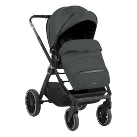 Kikkaboo Комбинирана количка 2в1 с кош за новородено Tiffany Dark Grey 2024 31001020151