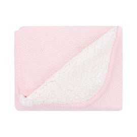 Kikkaboo Плетено памучно одеяло с шерпа Dream Big Pink 31103010046
