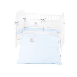 Kikkaboo Бебешки спален комплект с бродерия 2 части EU style 70/140 Dream Big Blue 41101020121