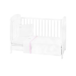 Kikkaboo Бебешки спален комплект с бродерия 3 части EU Style 60/120 Dream Big Pink 41101030157