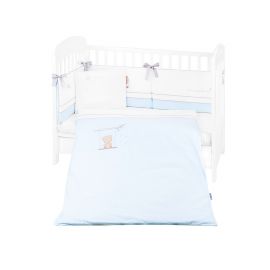 Kikkaboo Бебешки спален комплект с бродерия 6 части 60/120 Dream Big Blue 41101060128