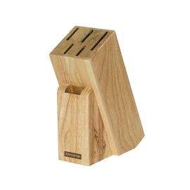 Блок дървен Tescoma Woody за 5 ножа и ножица