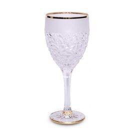 Чаша за вино Bohemia 1845 Nicolette Gold Matt 320ml, 6 броя