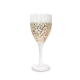 Чаша за вино Bohemia 1845 Nicolette Golden Marble 270ml, 6 броя