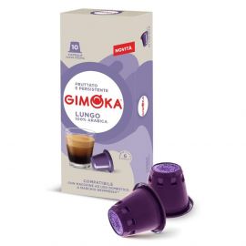 Кафе капсули 10 броя, GIMOKA LUNGO – Nespresso съвместими, 1 брой