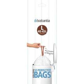 Торба за кош Brabantia PerfectFit FlatBack+/Touch размер L, 40-45L, 10 броя, ролка
