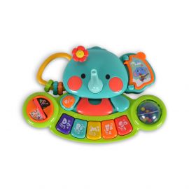 Moni Toys Бебешко музикално пиано Hola Elephant 3135