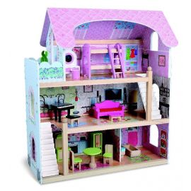 Moni Toys Дървена къща за кукли Mila 4110