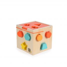 Moni Toys Дървен сортер куб PH05M015