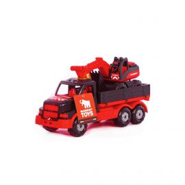 Polesie Toys Камион Mammoet с багер 95923