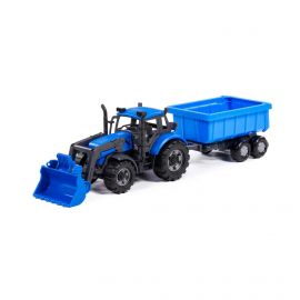 Polesie Toys Трактор Progress с пемарке и гребло 91833