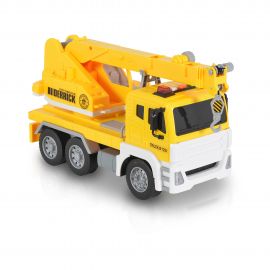 Moni Toys 1:12 Камион с кран жълт WY812A